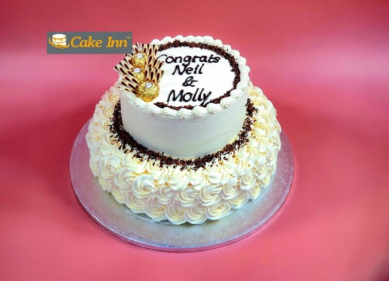Luxury Ferrero Topping Tier Cake
