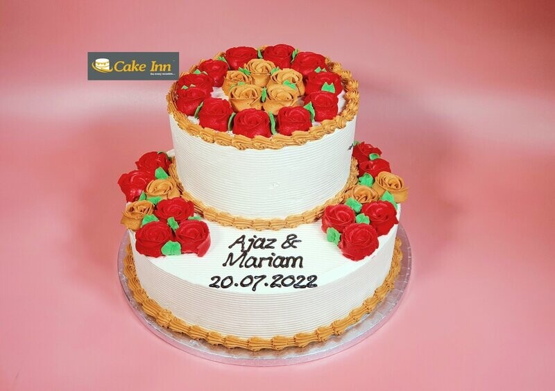 Flowers Tier Cake