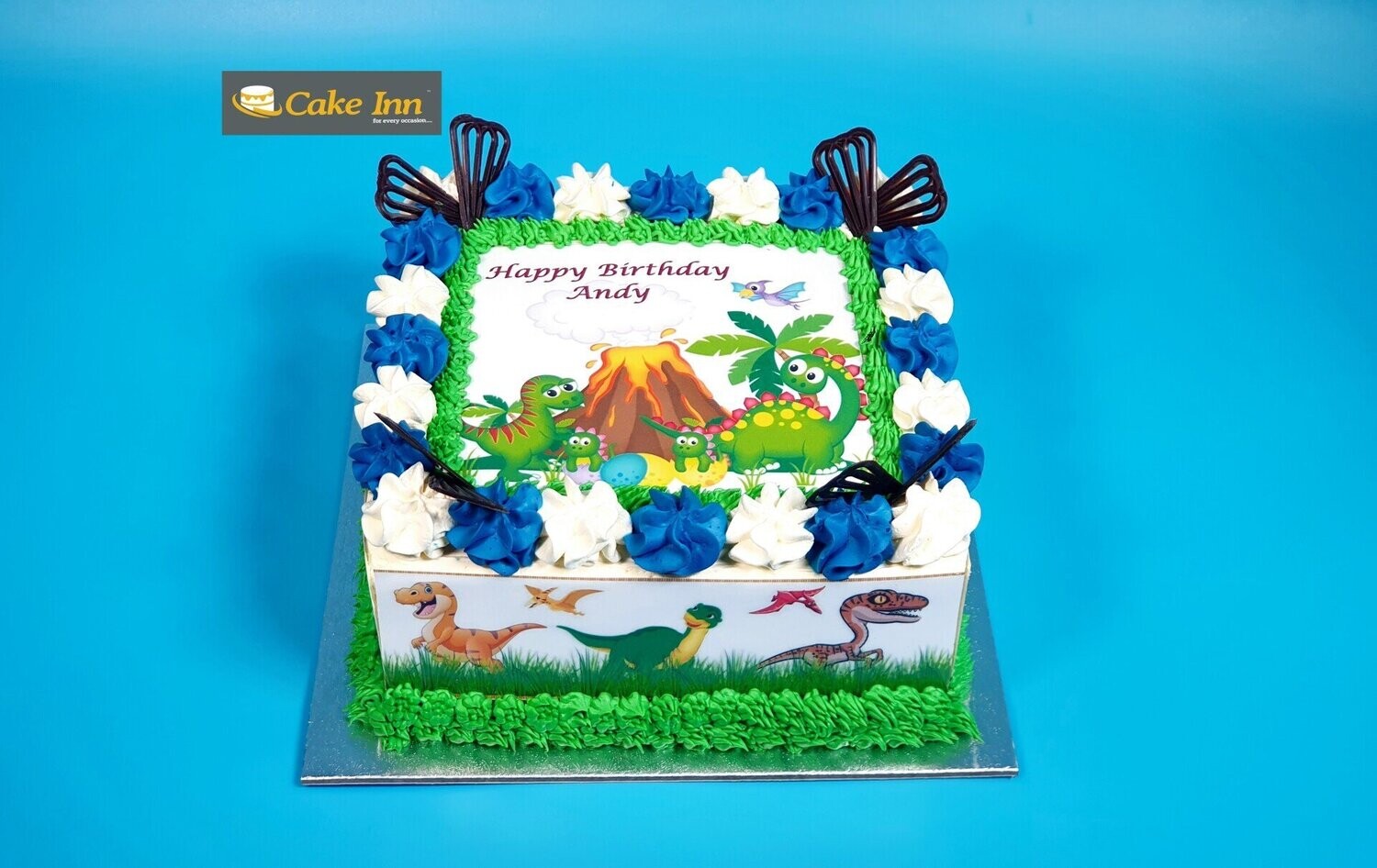 Dinosaur Themed birthday Cake