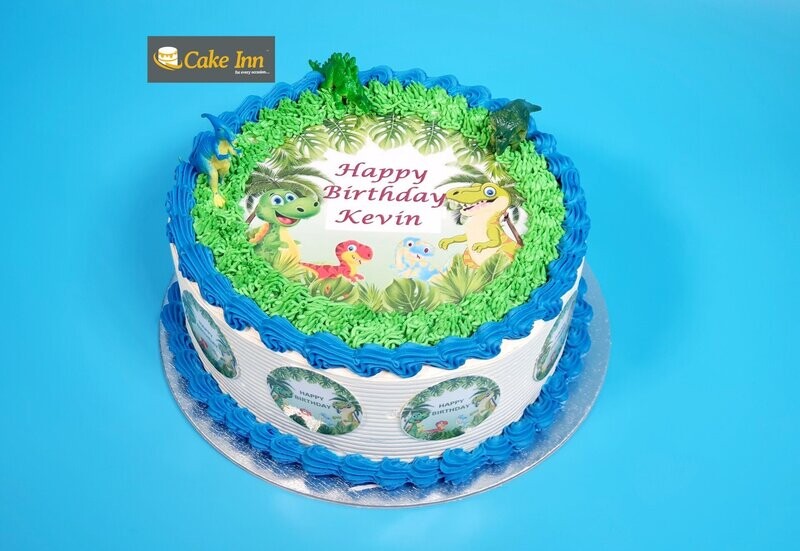 Dinosaur Themed birthday Cake