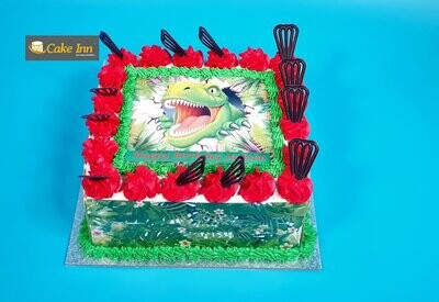 Dinosaur Themed birthday Cake