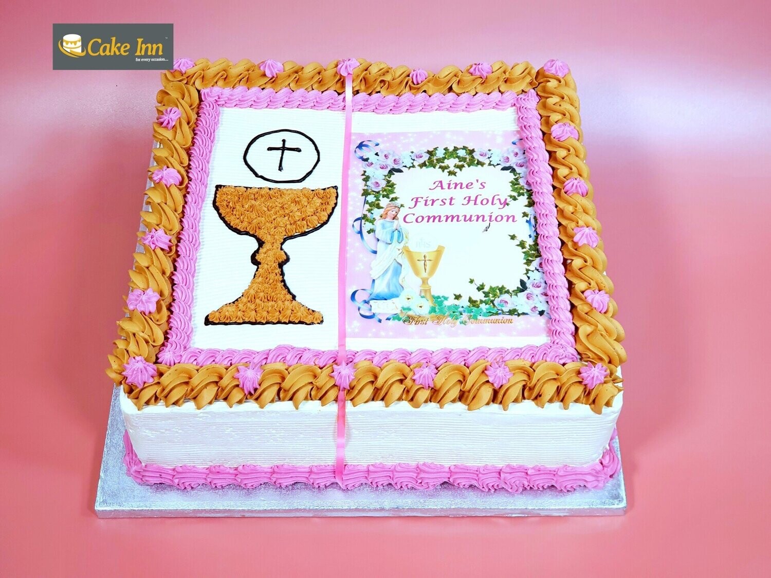 Holy Communion Christening cake S373