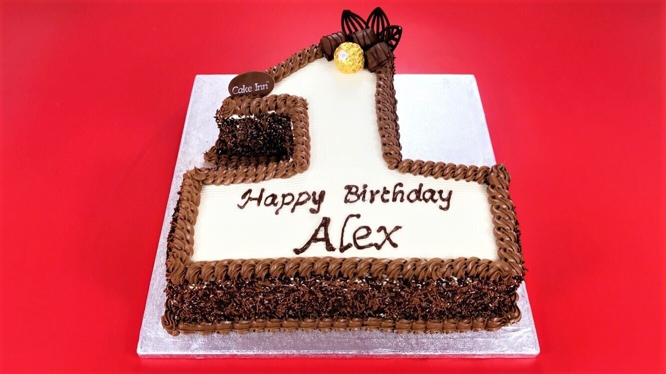 Bueno & Ferrero Number Birthday Cake