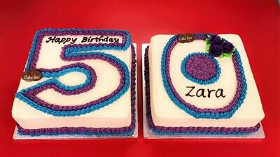 Number Birthday Cake