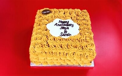 Gold Anniversary Cake