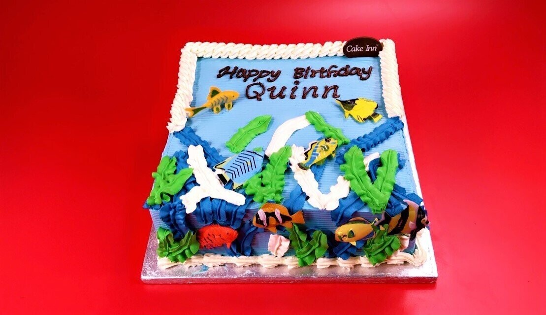 Sea Animals Birthday Cake