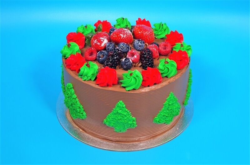 Very Berry Christmas Forest Fruit Cake R161 Very Berry Christmas Forest Fruit Cake R161