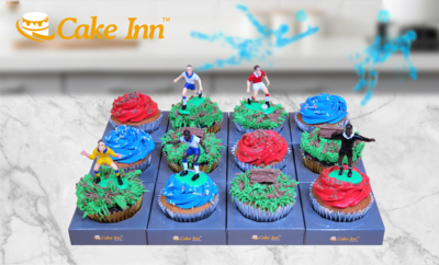 Football Theme Cupcakes CC2