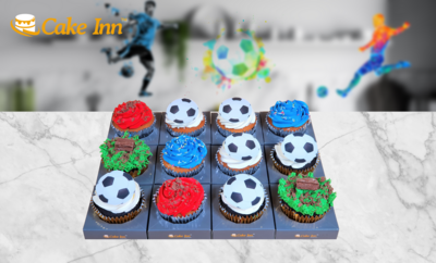 Football Theme Cupcakes CC1