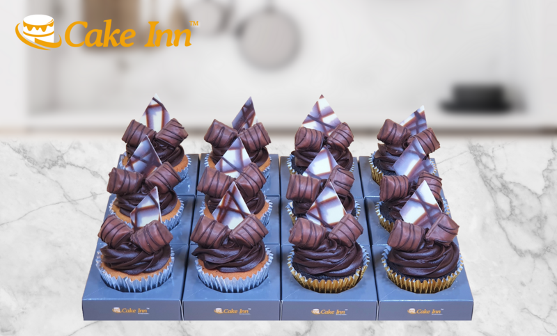 Loaded With Kinder Bueno Cupcakes CC13