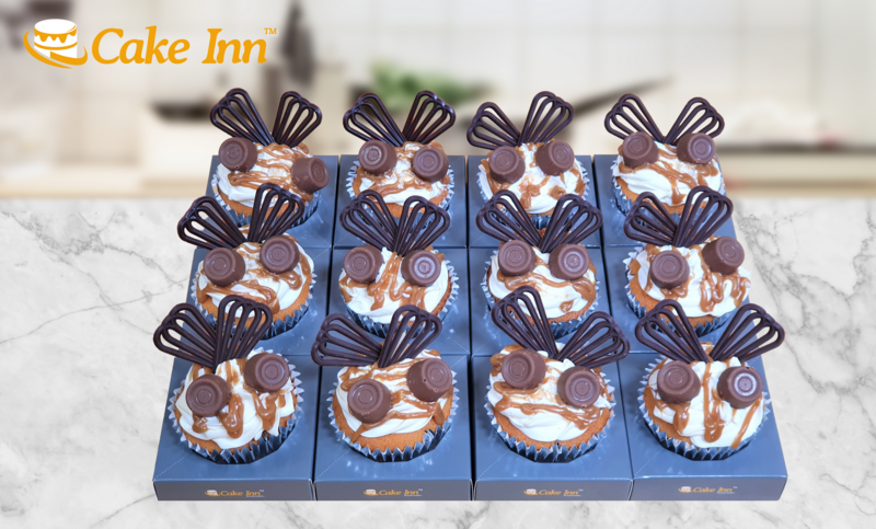 Millionaires Caramel Cupcakes With Rolo Toppings  CC16