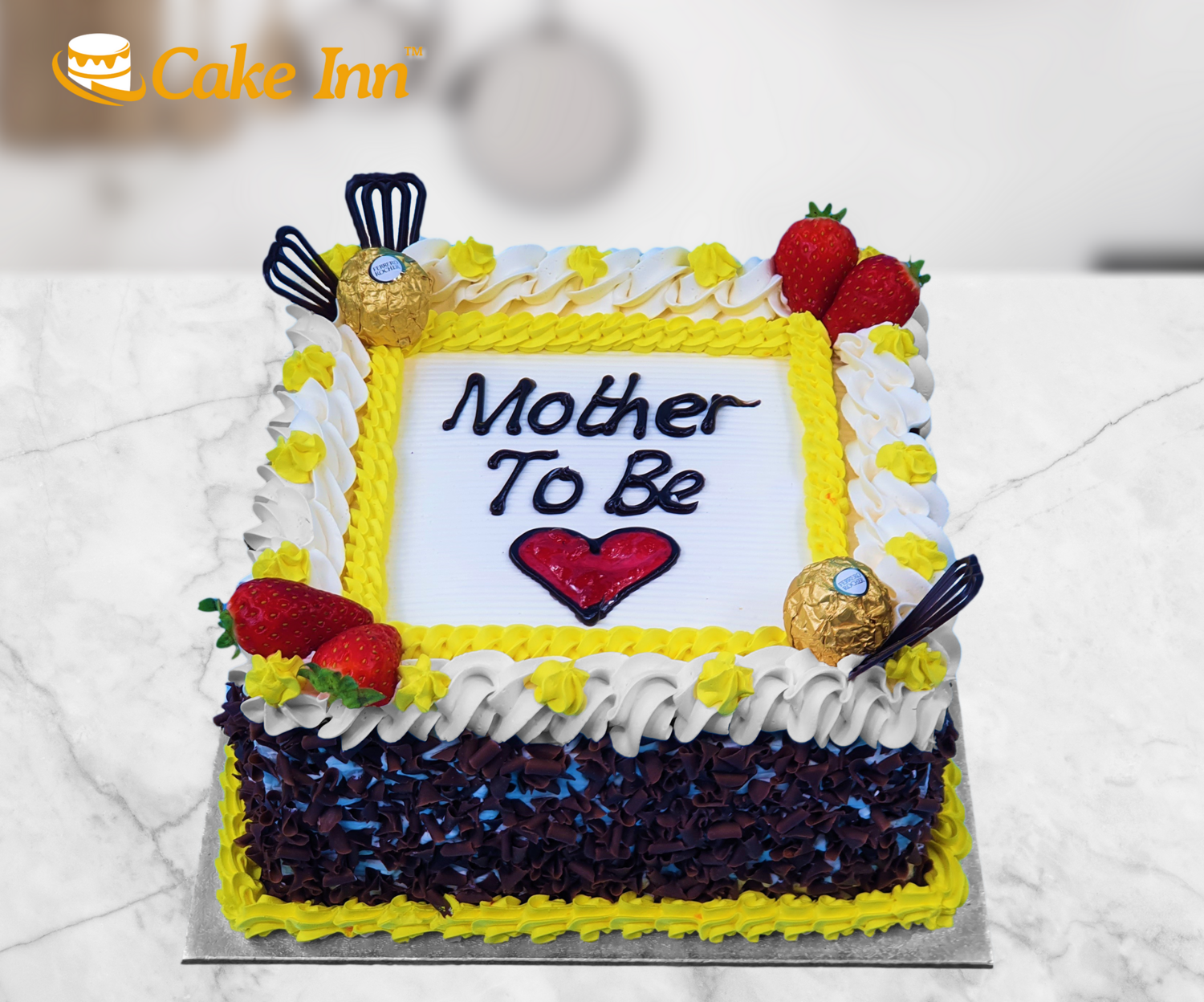 Gender Reveal Baby Shower Cake