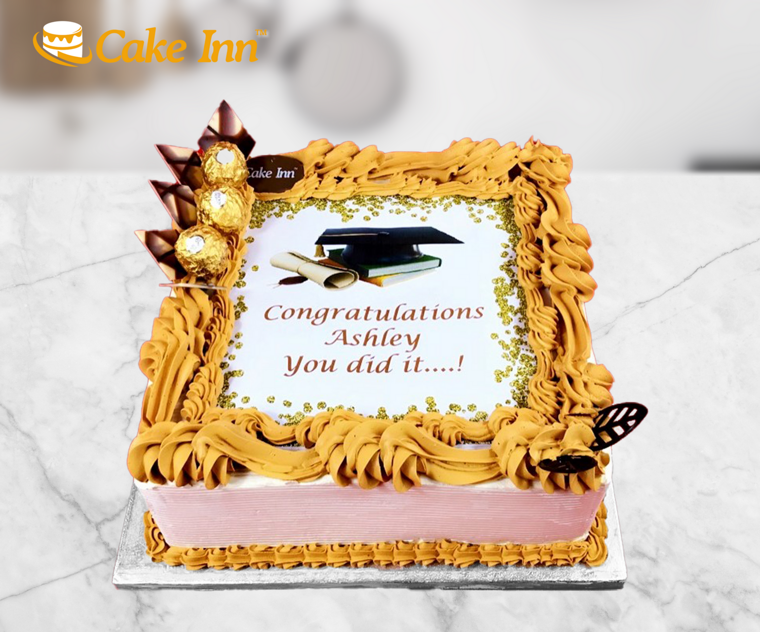 Ferrero Graduation Cake