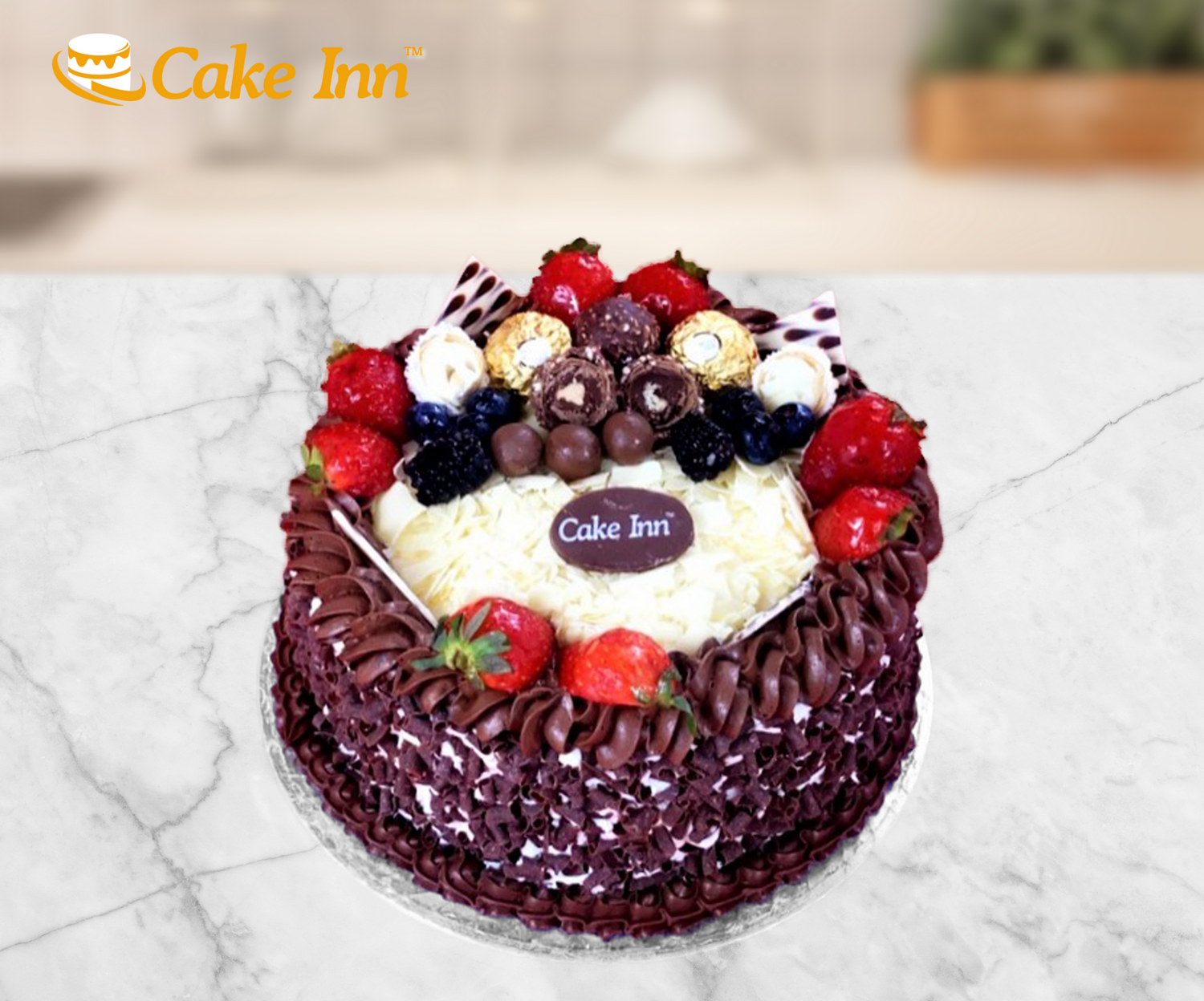 Fully Loaded Chocolate & Fruit Birthday Cake R43