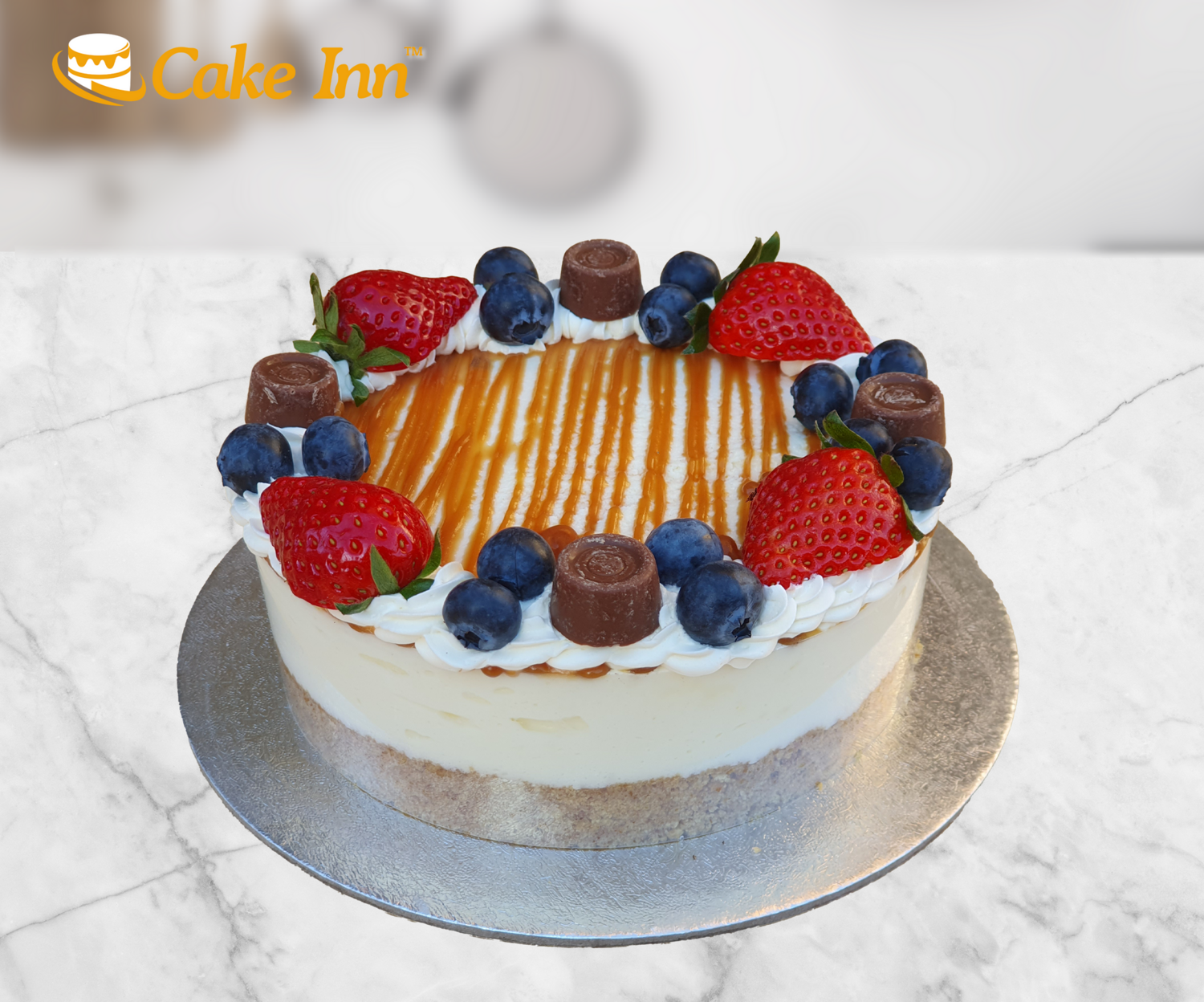 Caramel Themed Cheesecake