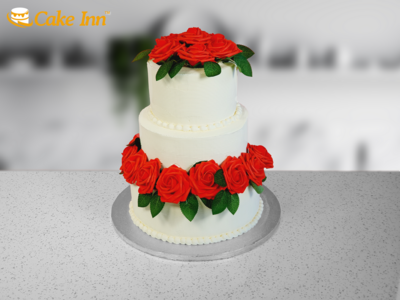 3-Tier Wedding Cake
