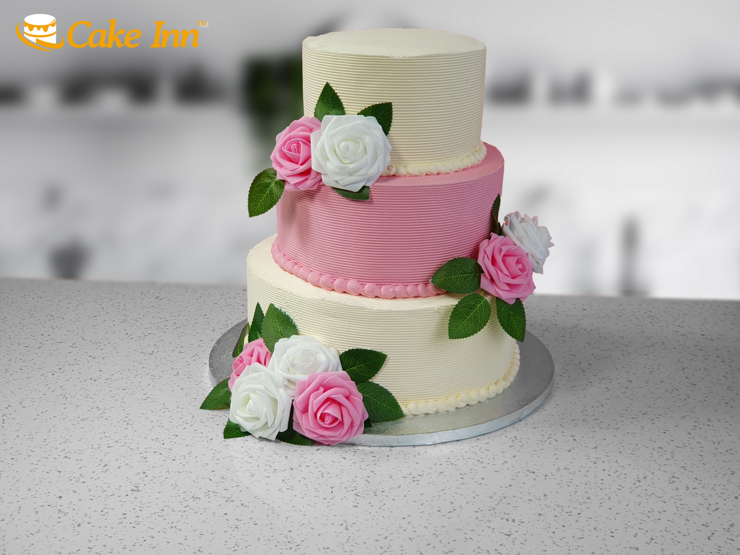 Luxury 3-Tier Wedding Cake