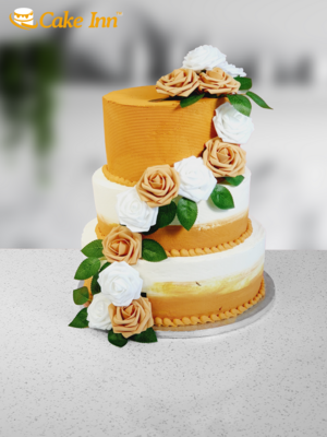 Luxury 3-Tier Wedding Cake