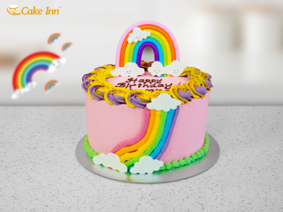 Luxury Rainbow Cake