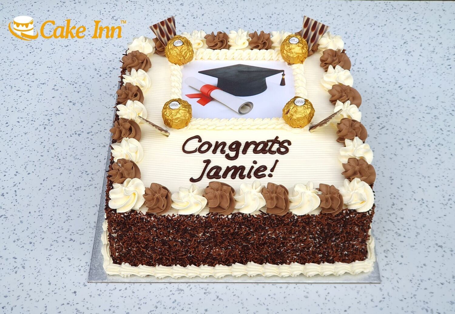 Ferrero Graduation Cake