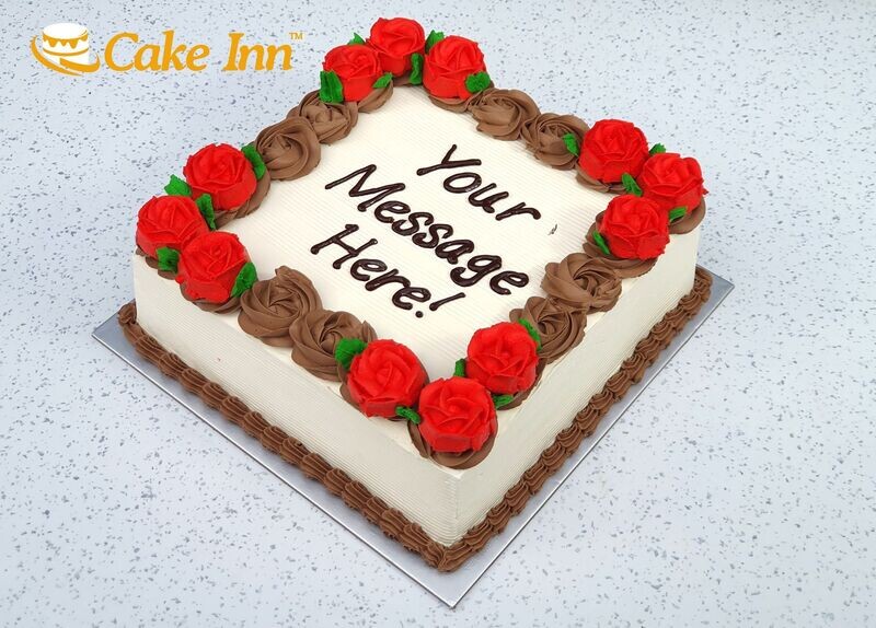Classic Flowers Birthday Cake 210
