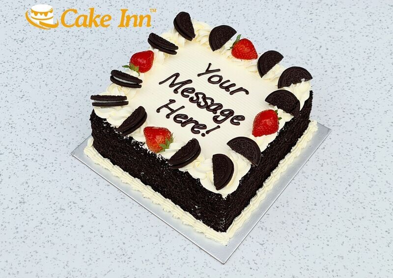 Strawberry & Oreo With Oreo Crumbs On Side Birthday Cake S274