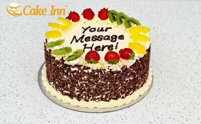 Fresh Fruit & Flake Birthday Cake R3