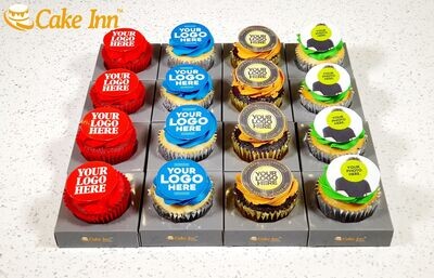 Personalised Your Logo Photo Cupcakes