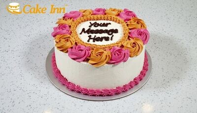 Pink & Gold Birthday Cake 23