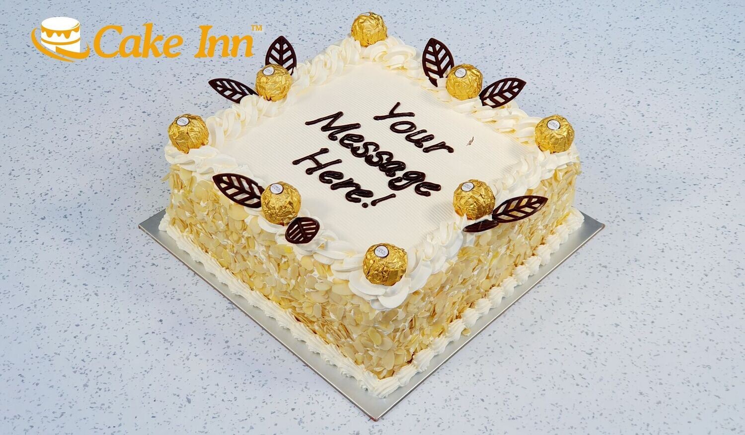 Full Ferrero Chocolate With Nut On Side Birthday Cake S292