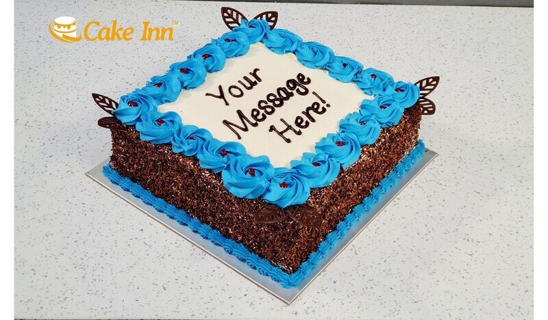 Blue Birthday Cake