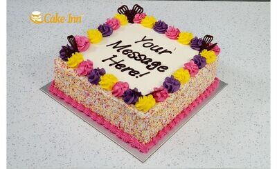 Rainbow Themed Birthday Cake S227