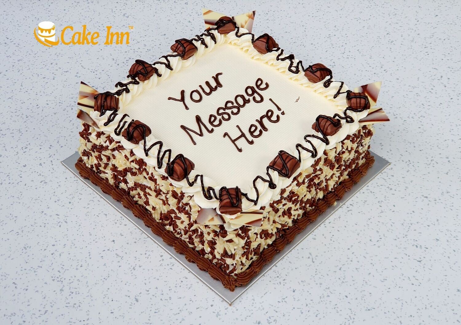 Chocolate Drizzling Birthday Cake S286