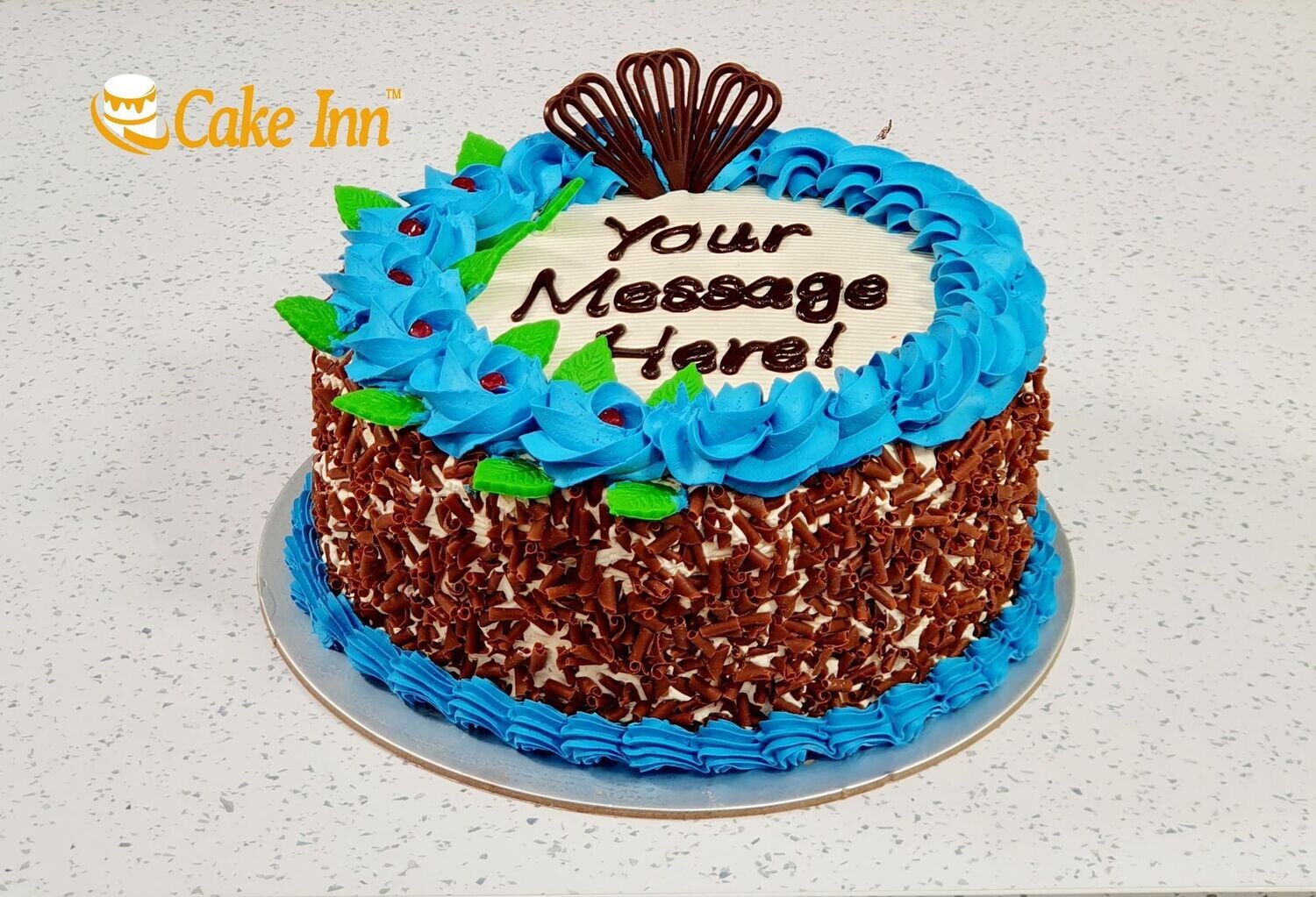 Blue Birthday Cake