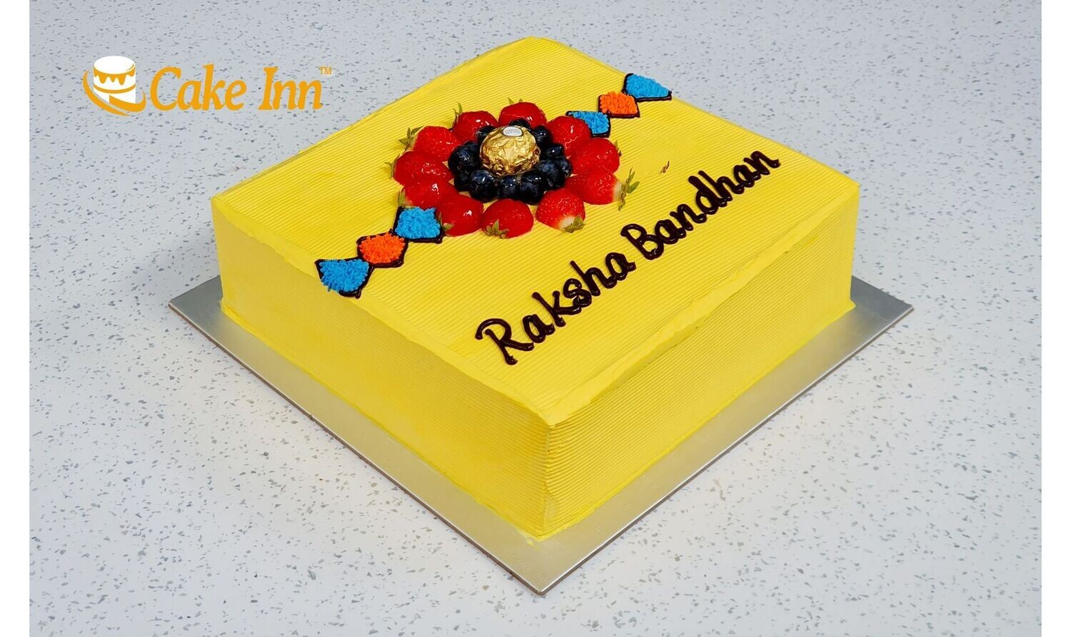 Festive Mango Flavour Cake