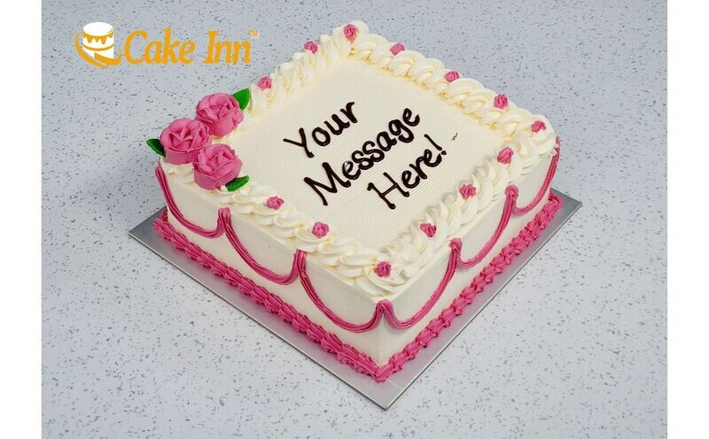 Classic Flowers Birthday Cake S206