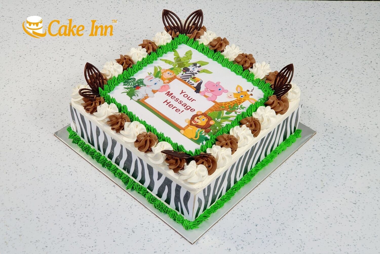 Safari Theme Birthday Cake