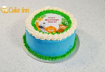 Safari Theme Birthday cake