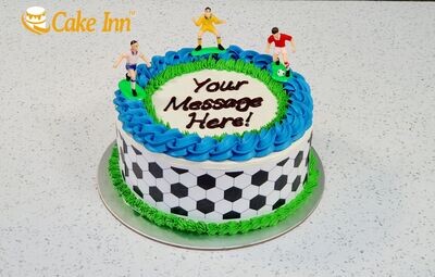 Football Players Birthday cake