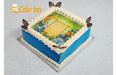 Safari Theme Birthday Cake