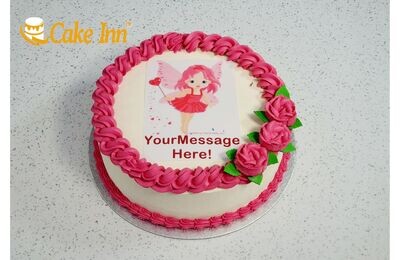 Pink Photo Birthday Cake P475