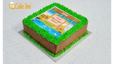 Chocolate Safari Theme Cake