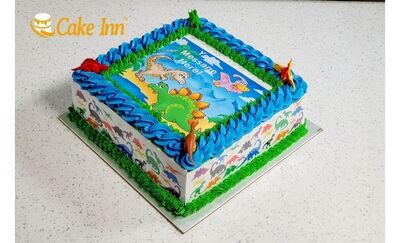 Dinosaur Collection Birthday Cake