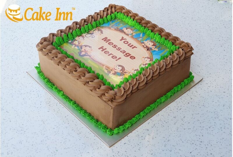 Safari Theme Birthday Cake