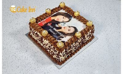 Ferrero Toping Photo Birthday Cake P469