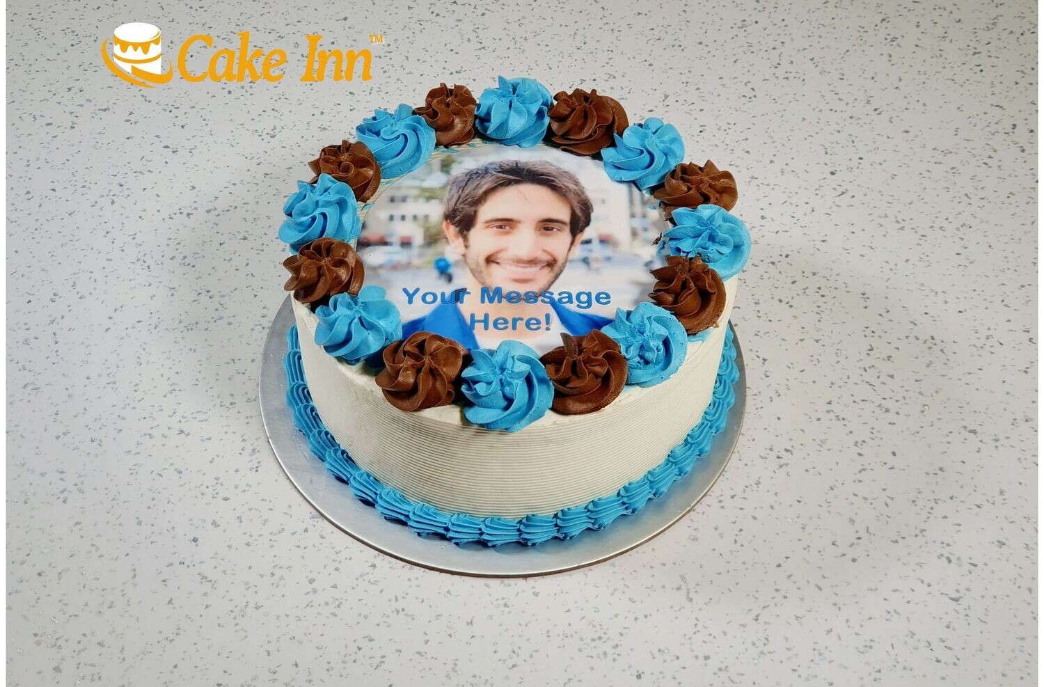 Photo Birthday Cake P486