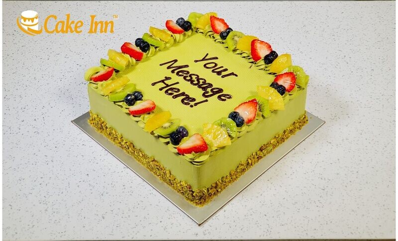 Pistachio & Fruit Punch Cake