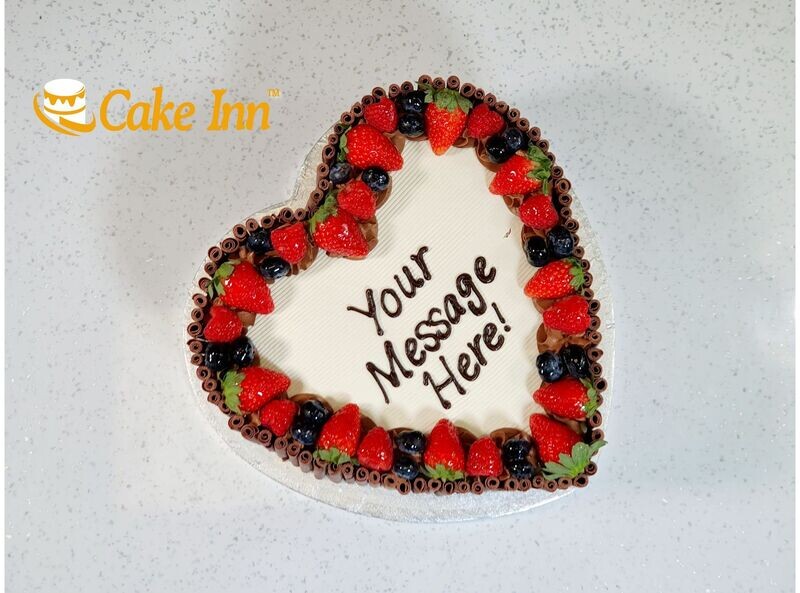 Cigarillos & Fruit Heart Cake