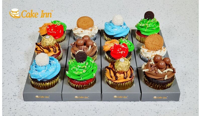 Christmas selection Cupcakes Box