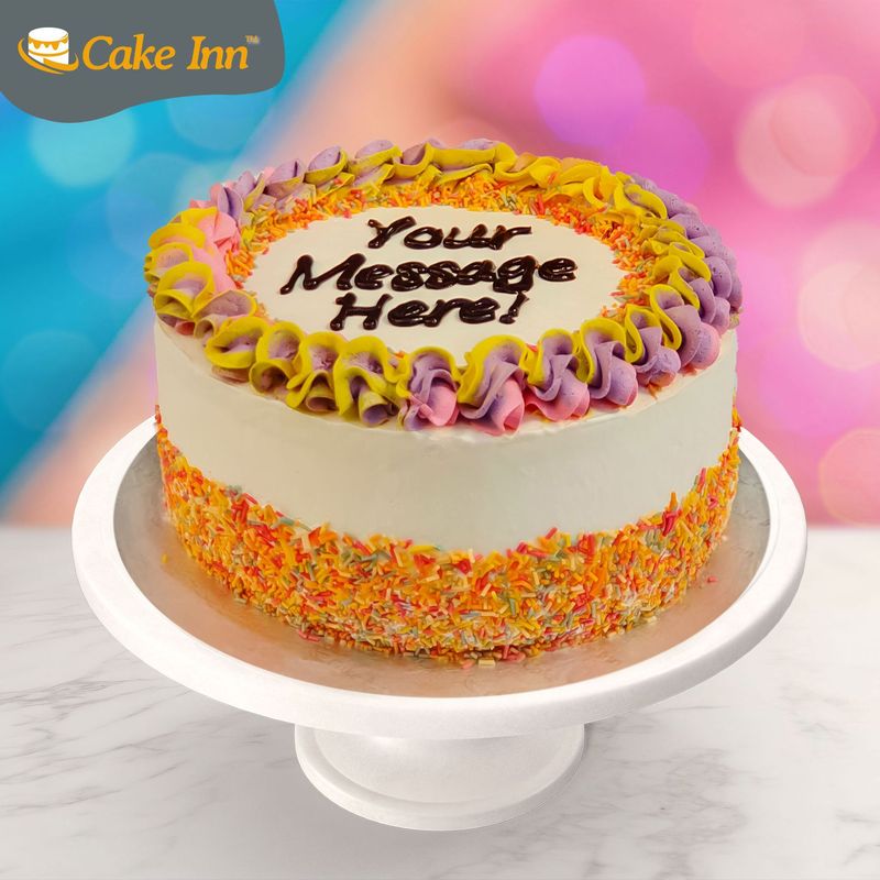 Rainbow Sprinkles Cake